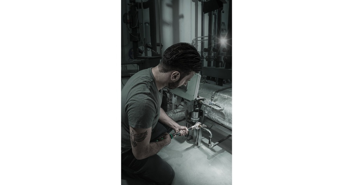 WeraClick-Torque X 7 draaimomentsleutel voor insteekgereedschappen  (Zwart/groen, 10-100 Nm)