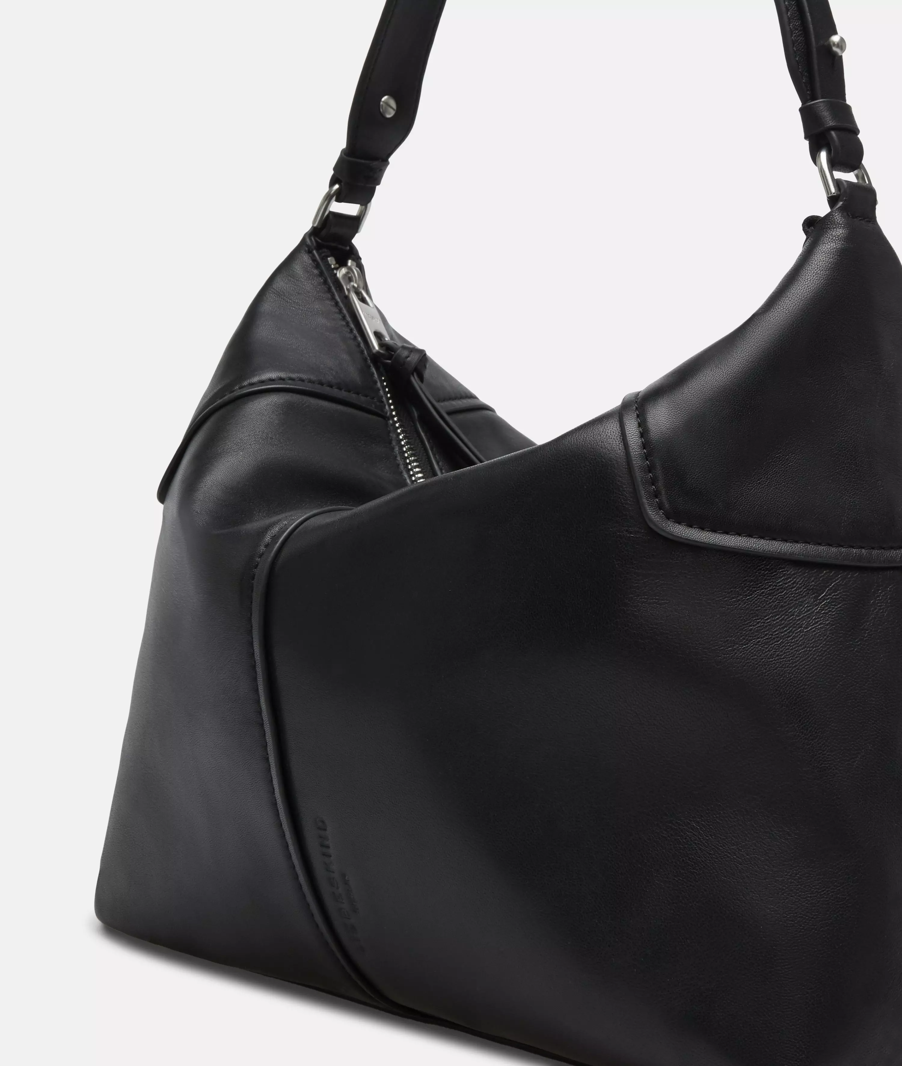 Mila Hobo M Spacious sheepskin shoulder bag