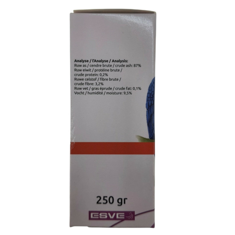 Pierre minérale esve ni-ble 250 gr pour perroquet.