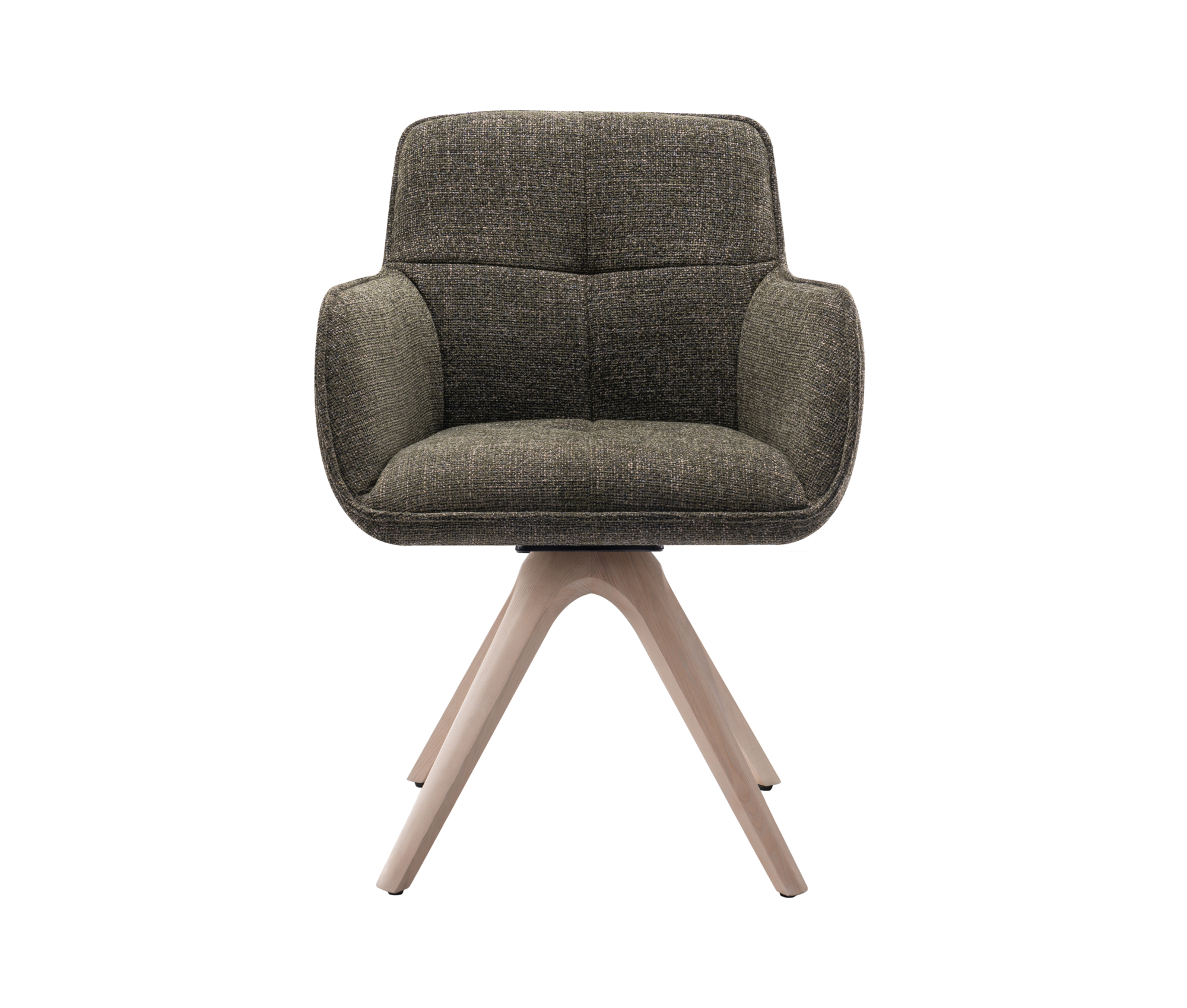 Draaistoel Tracy wooden groen