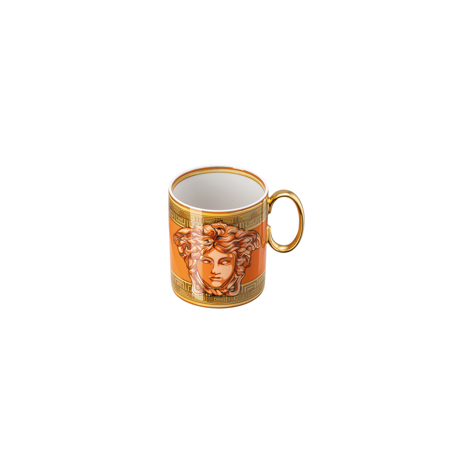 Medusa Amplified Orange Coin Becher mit Henkel
