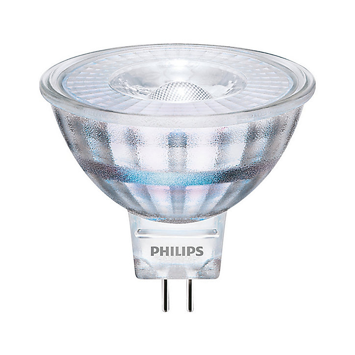 Spot LED GU5.3 390lm 4.4W = 35W IP20 blanc froid Philips