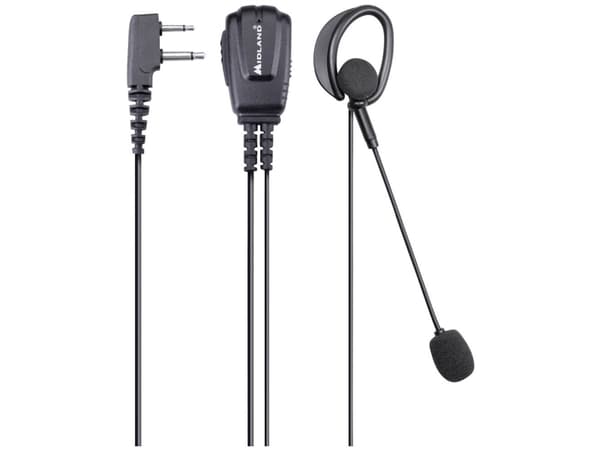 Midland Hovedtelefoner/headset MA 30-L hodetelefoner og mikrofon duo jack C1526