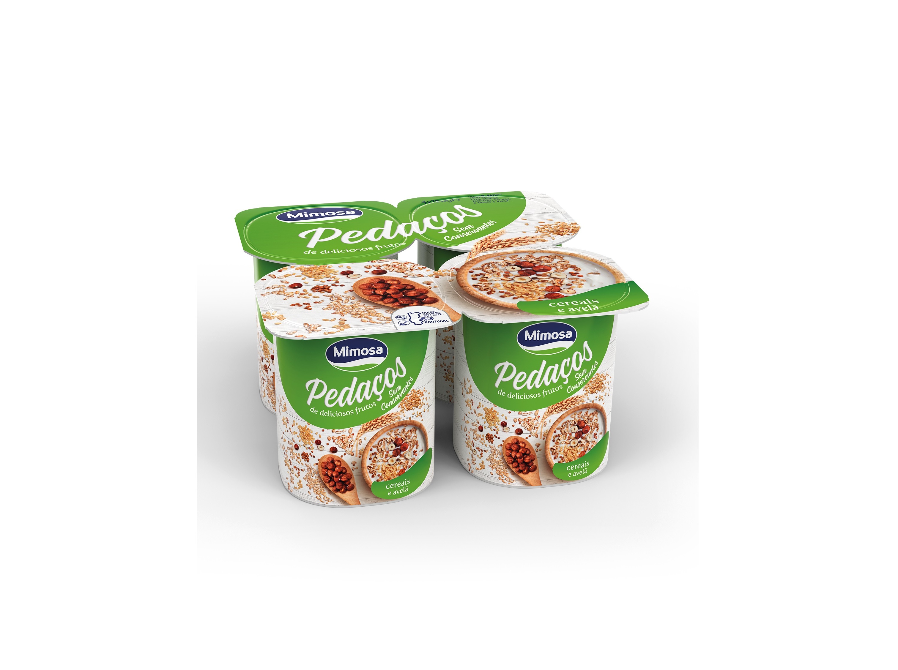 IOGURTE MIMOSA PEDAÇOS CEREAIS 4X120 G
