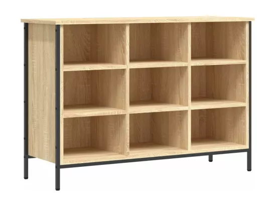 Armoire à chaussures chêne sonoma 100x35x70 bois d'ingénierie
