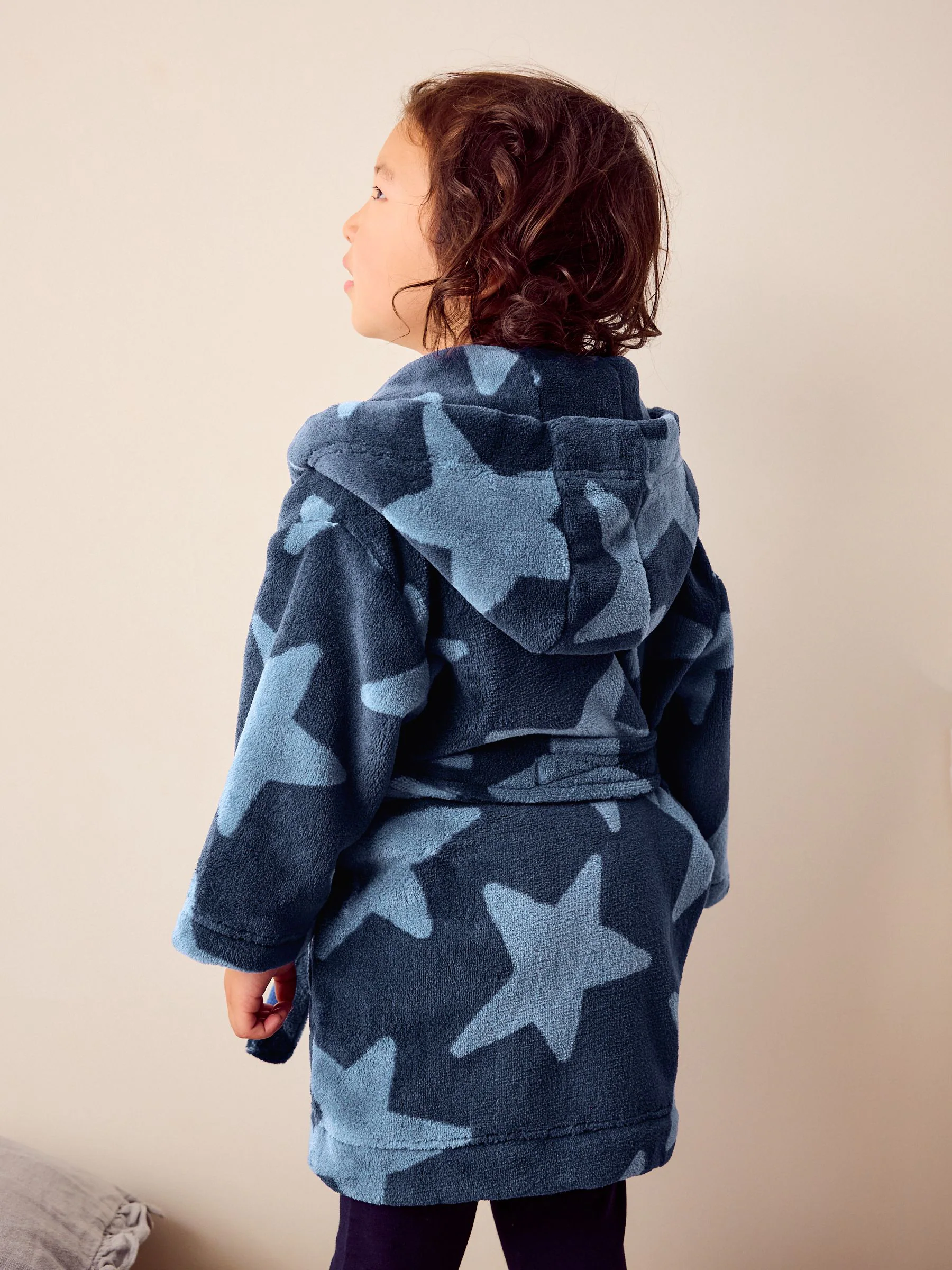 Marineblauw met sterren - Jurk (9mnd-12jr)