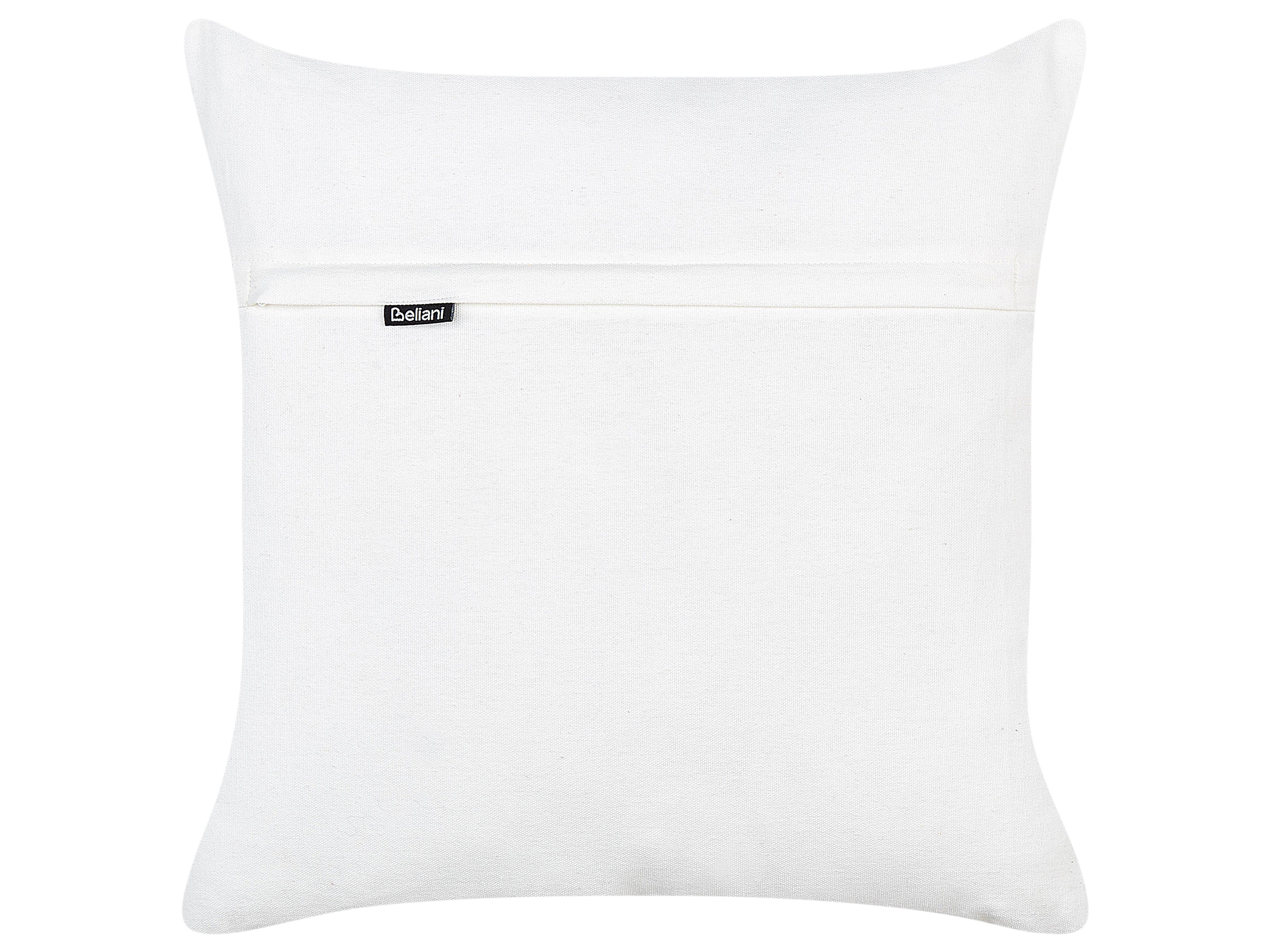 Set van 2 sierkussens WALLFLOWER Katoen 45 x 45 cm Wit