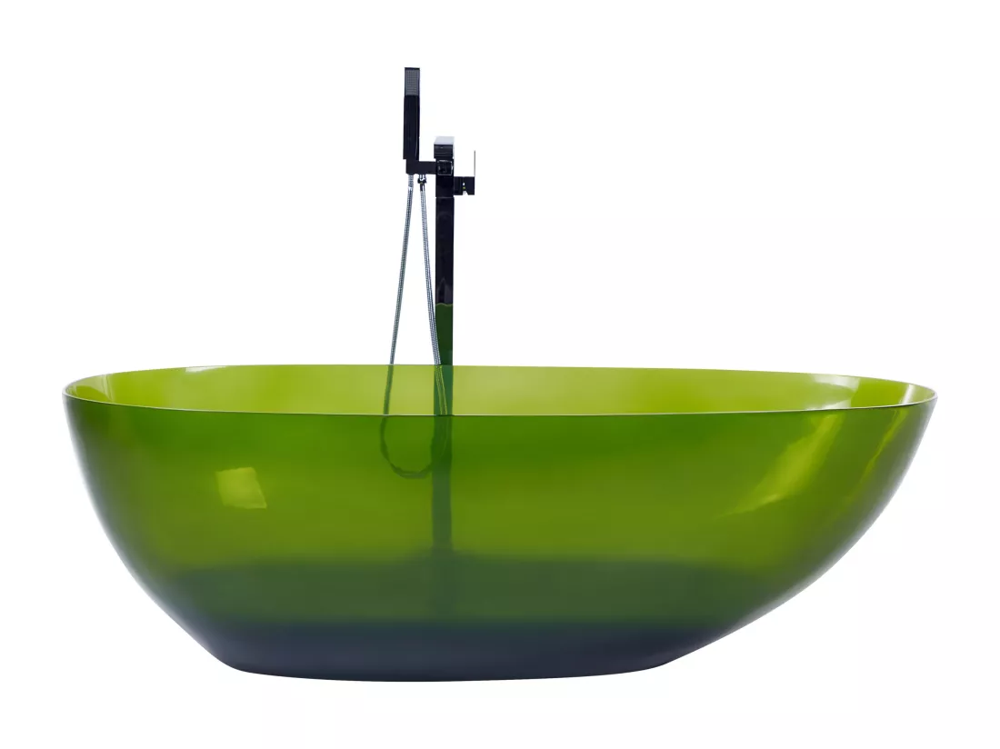 Baignoire îlot verte 169 x 78 cm BLANCARENA