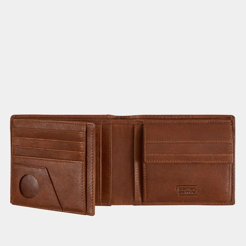 Camel Active Field Billfold 8CC RFID-Protection Cognac