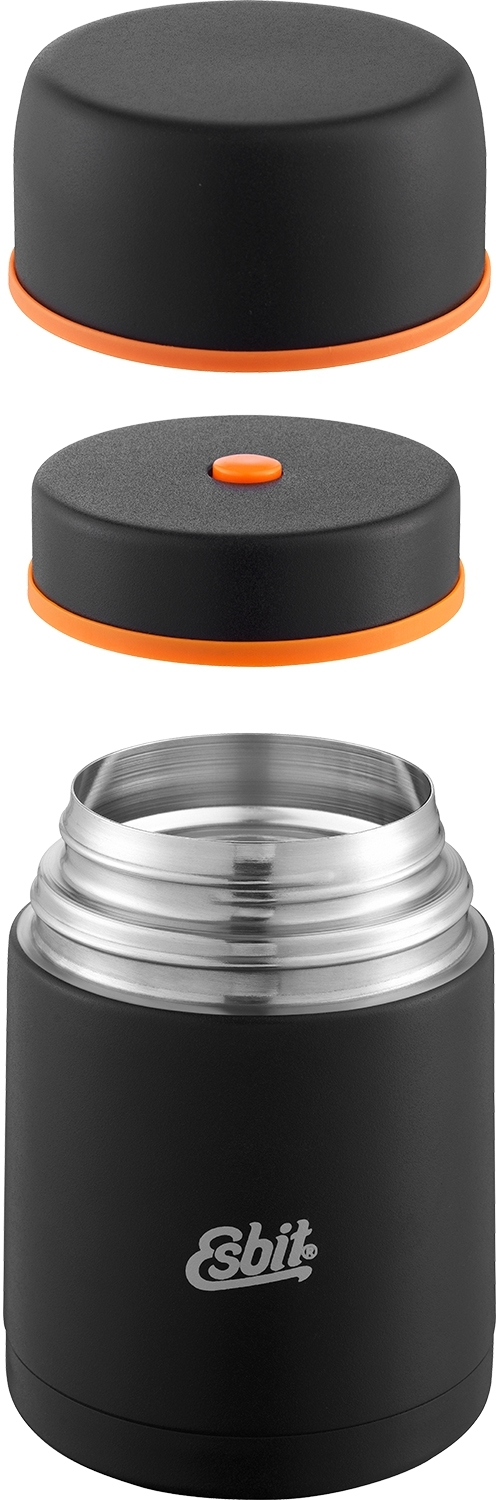 Esbit Edelstahl Food-Thermobehälter schwarz 1000 ml