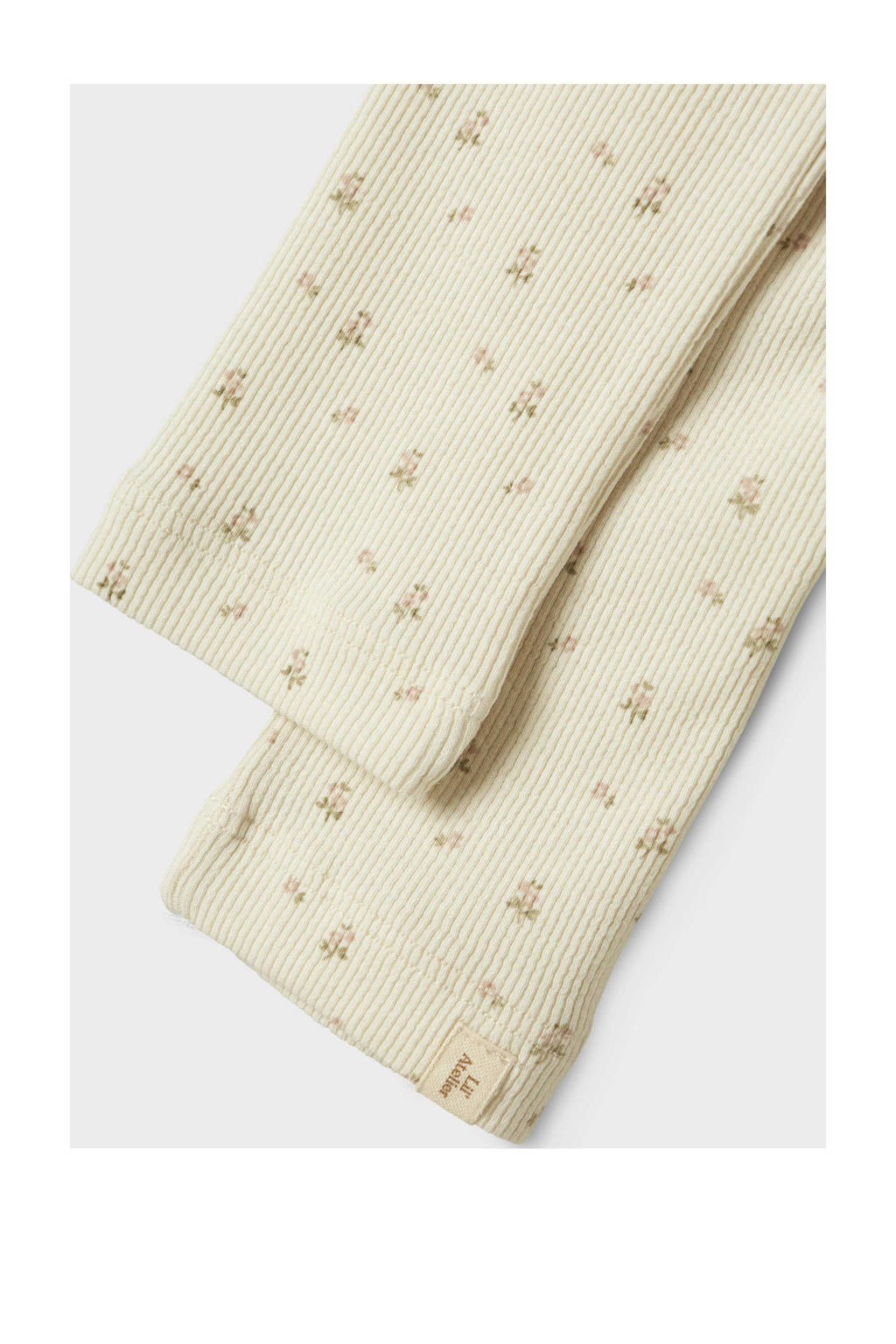 LIL' ATELIER slim fit leggingecru/lichtroze