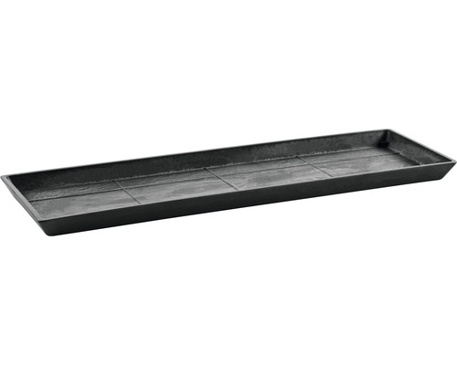 Ecopots Brugge kunststof onderzetter, 57,5 x 19,5 x 2,5 cm, donkergrijs