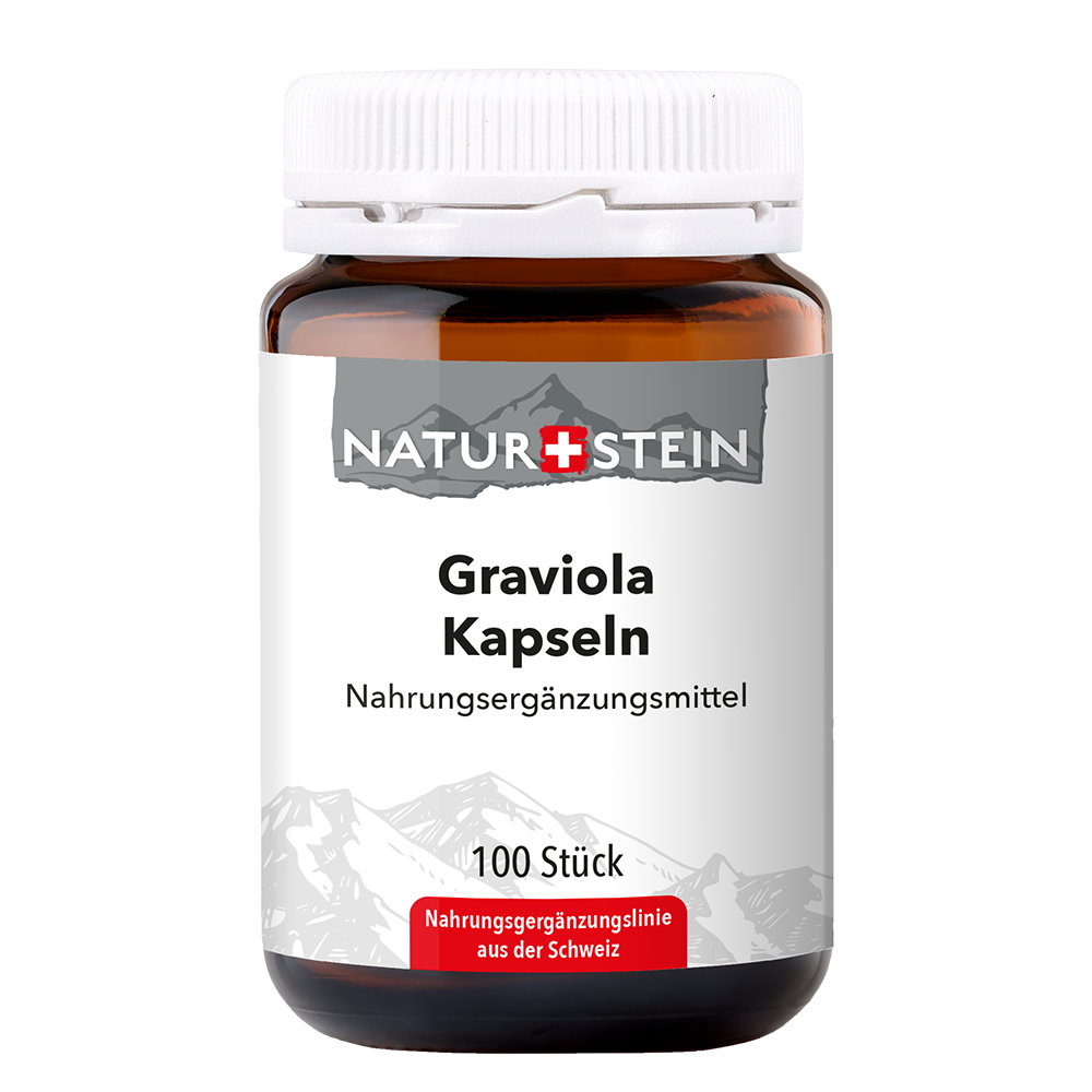 NATURSTEIN Graviola Kaps Glasfl 100 Stk