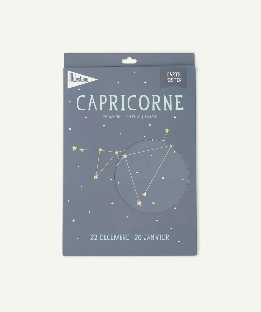 MILESTONECARTE POSTER ZODIAC CAPRICORNE BÉBÉ