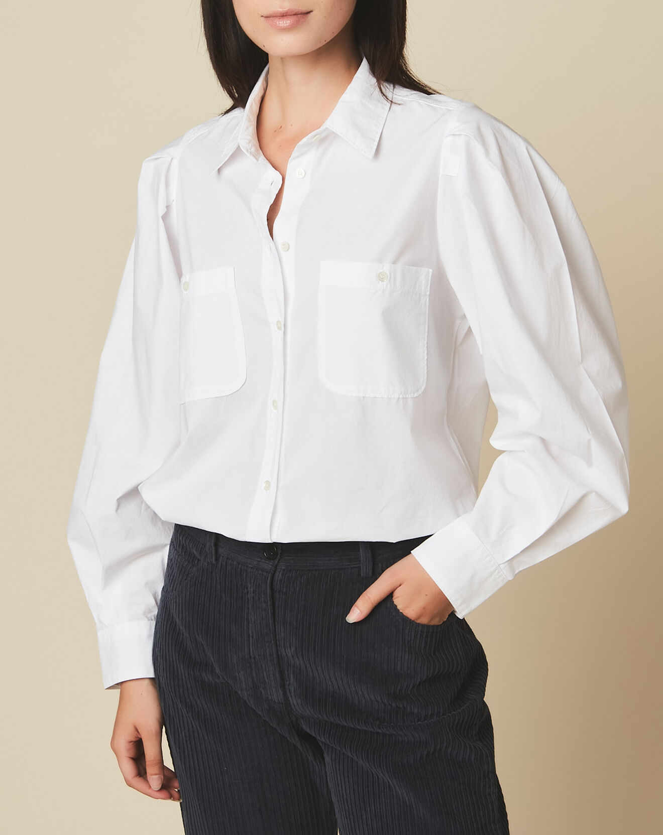 Hartford Chemise Castor blanche