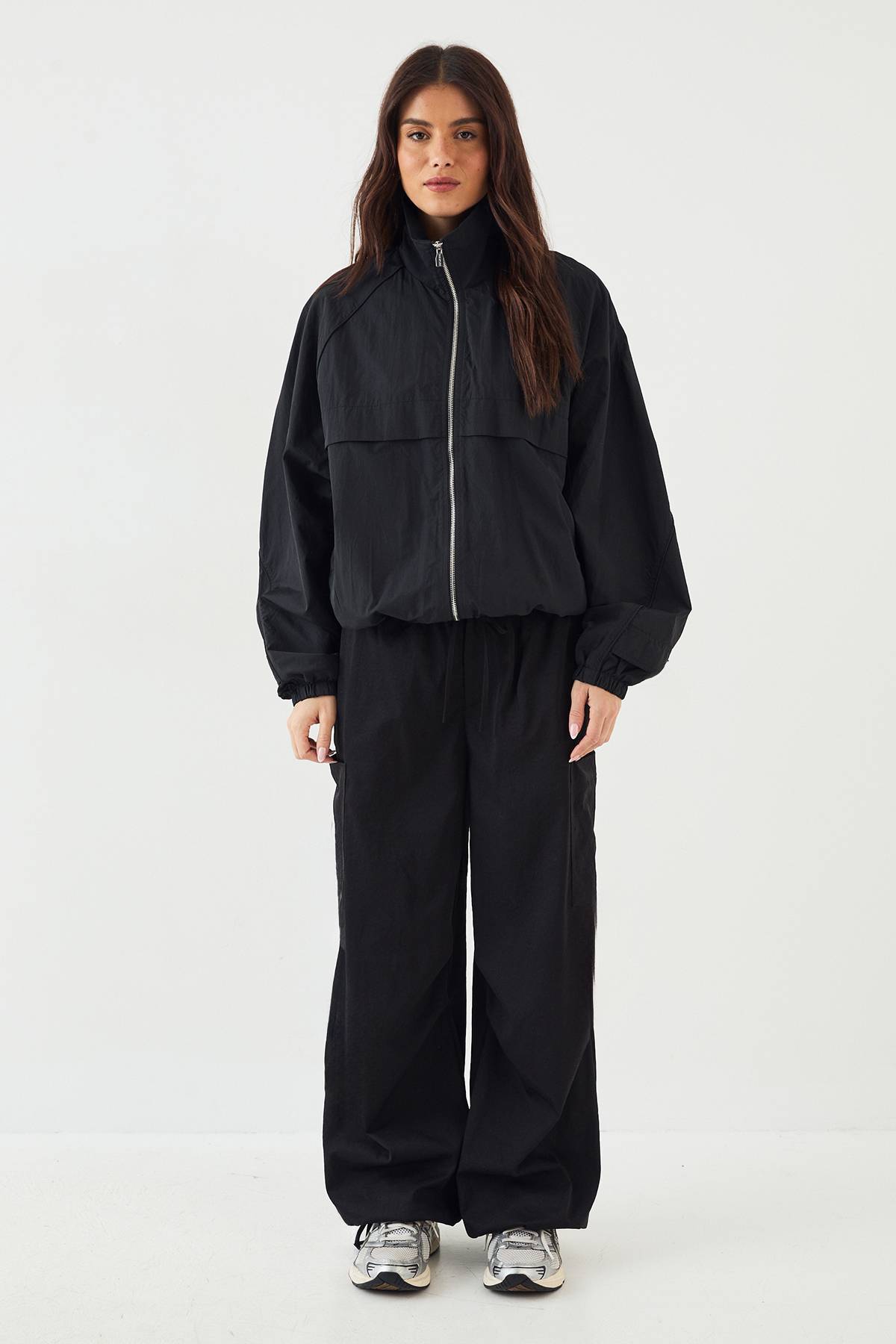 Veste de Survêtement DSGN Studio en Nylon à Fermeture Éclair et Col Montant