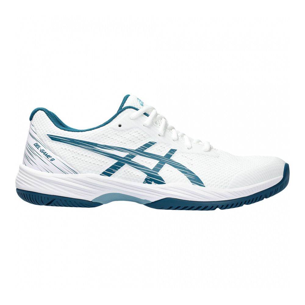 Asics GEL-GAME 9 - Chaussures de tennis Homme white/restful teal