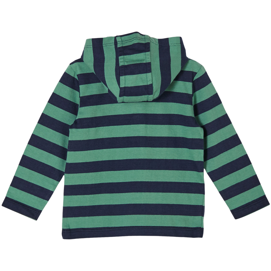 s.Oliver Langarmshirt light green stripe