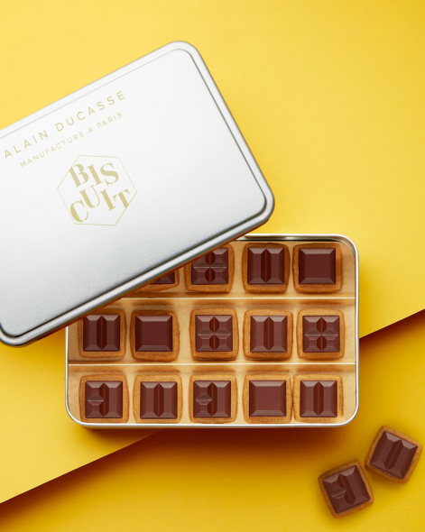 Carrés Pur Beurre Praliné & Origine--30 Biscuits 240g