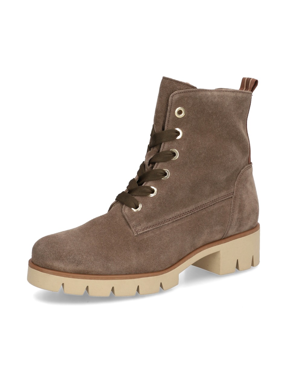 Veloursleder Schnürboot