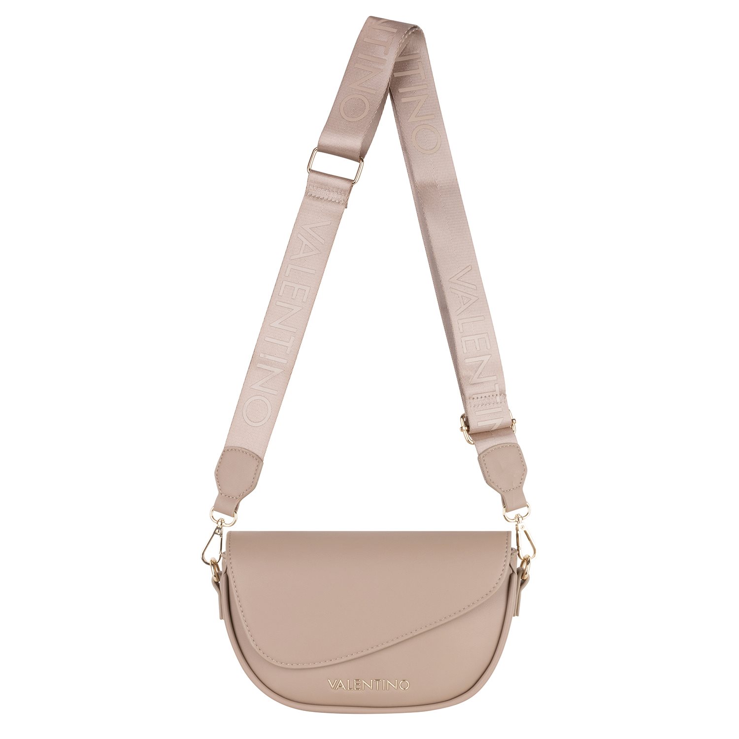 Valentino Piper Flap Bag beige