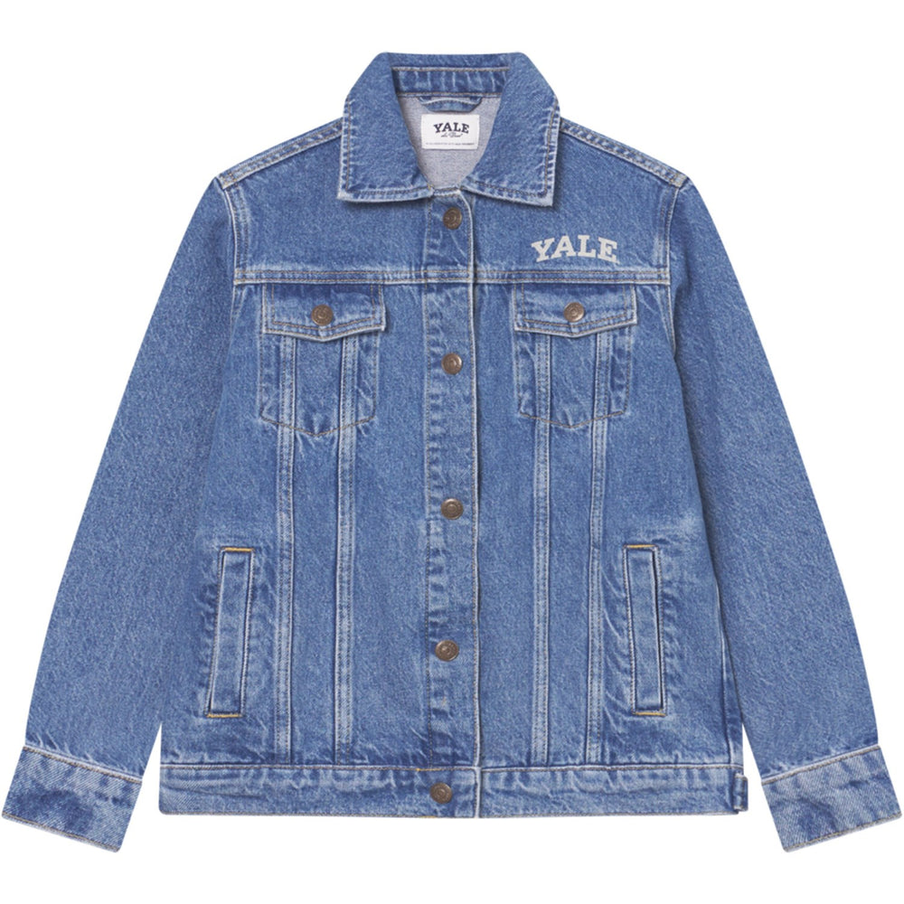 Køb Les Deux Kids Medium Indigo Wash Rally Yale Bulldog Denim Jakke KIDS