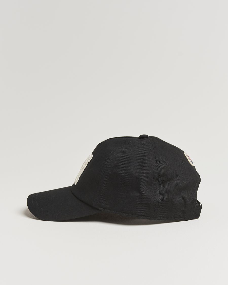 Moncler Archive Logo Baseball Cap Black