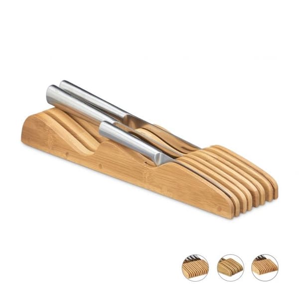 Bambus knivblokk for boks
