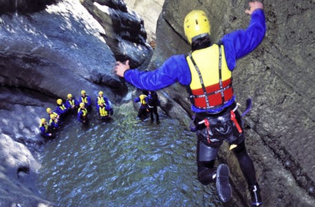 Canyoning in Interlaken als Geschenkidee