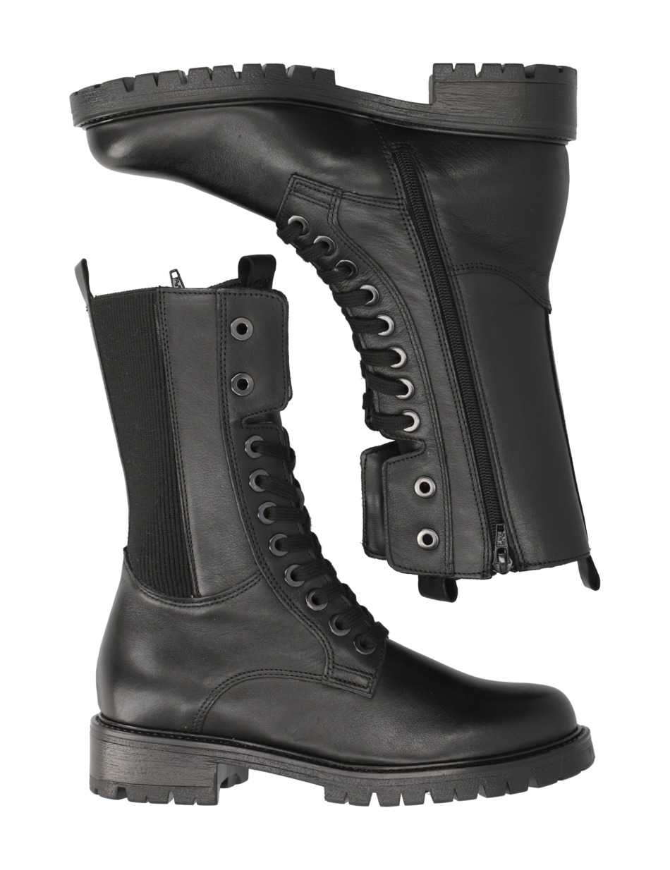 Glattleder Schnürboot