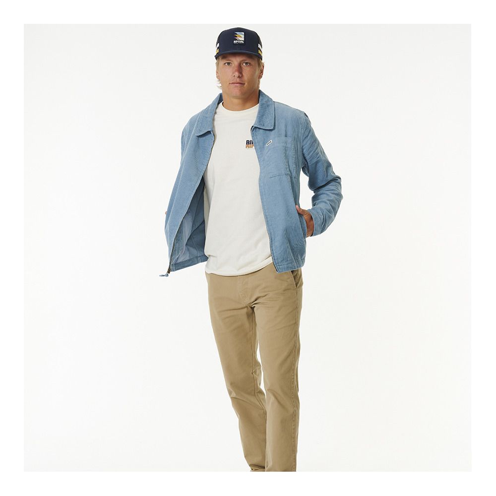 Rip Curl SURF REVIVAL CORD - Veste Homme dusty blue