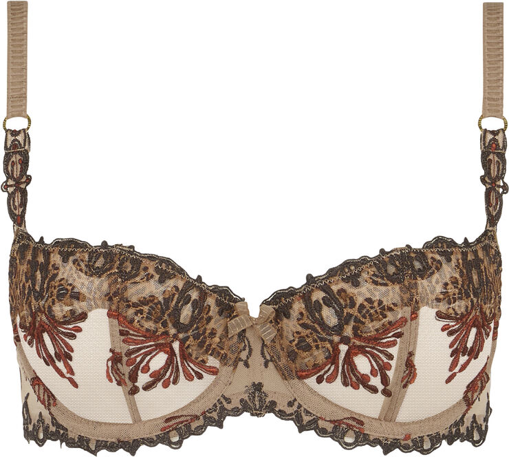 Chantelle Champs Elysées Half-Cup Balcony Bra Brun