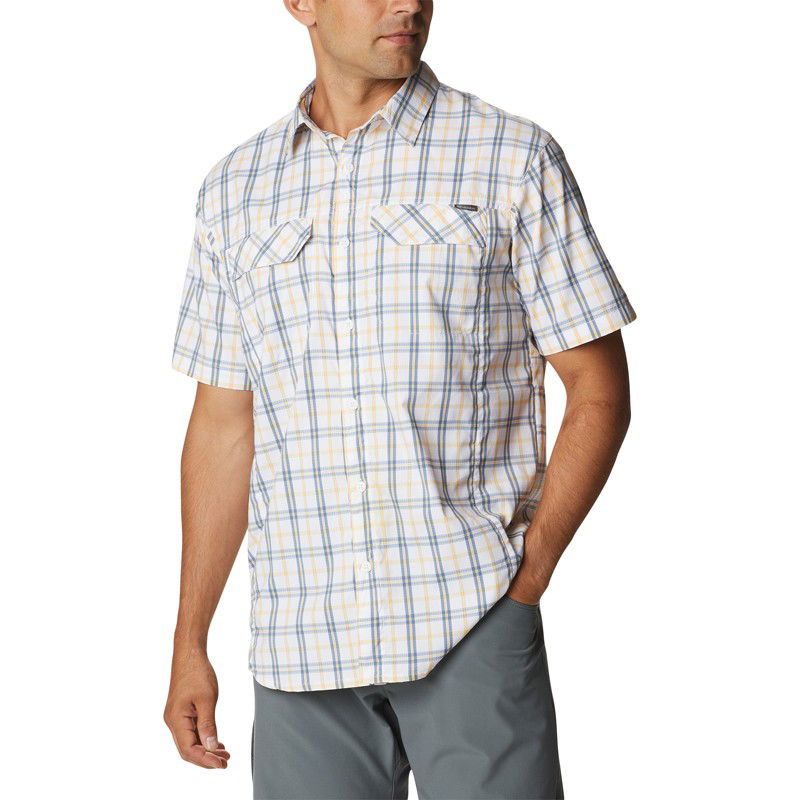 Columbia Silver Ridge Lite Plaid skjorte SS, herre