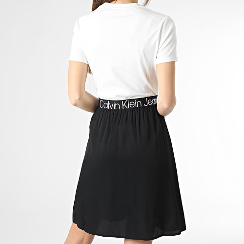 Robe Femme 0759 Blanc Noir