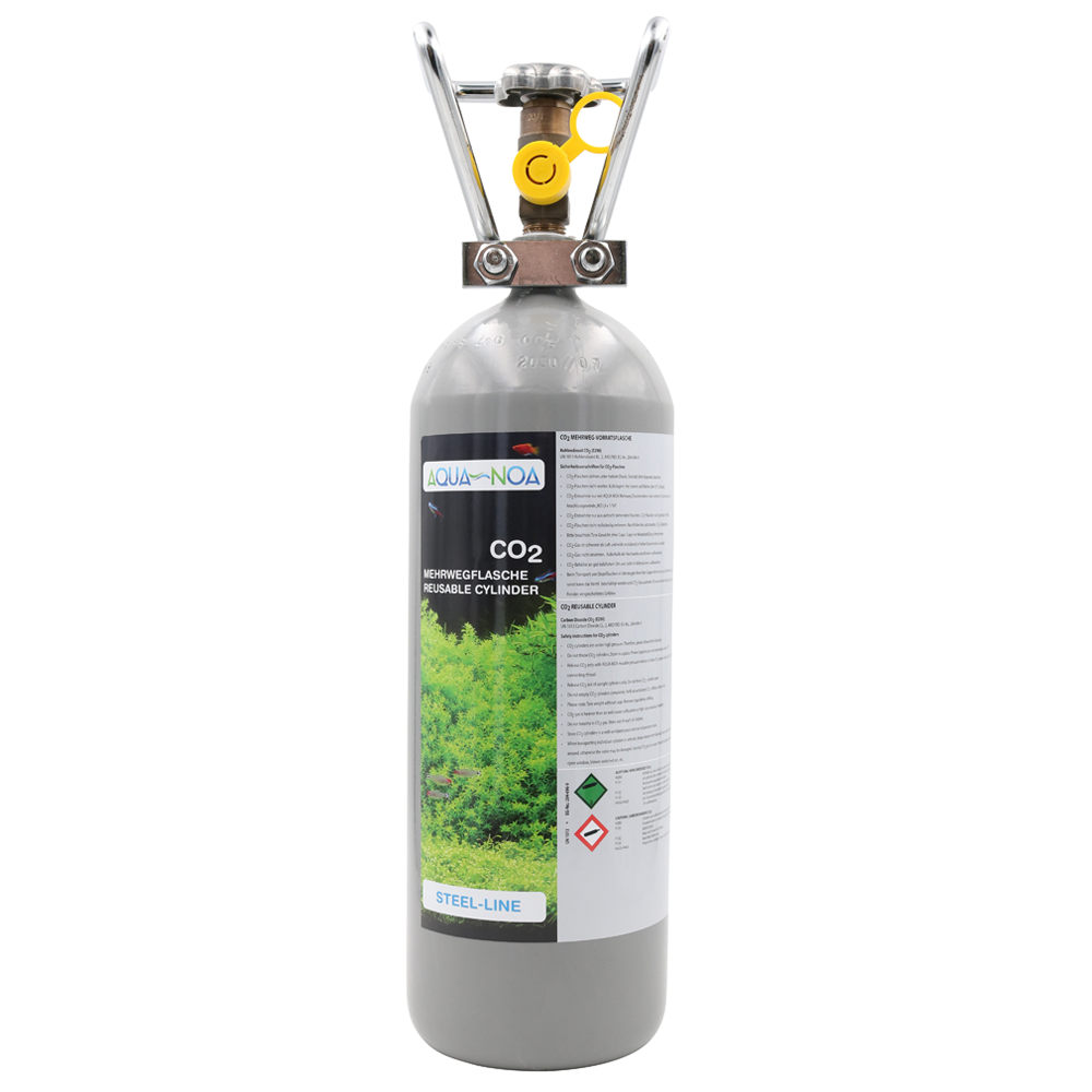 Aqua-Noa CO2 herbruikbare fles 2000g schroefdraad B 21,8x1/14