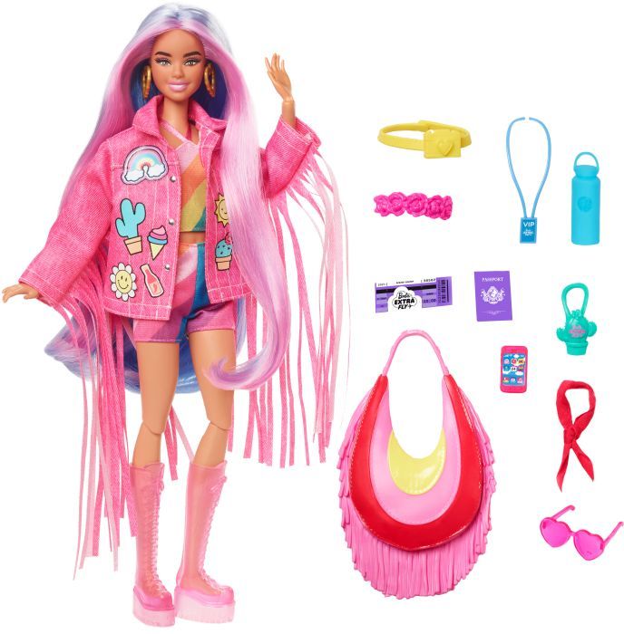 Barbie Extra Fly Barbie-Puppe im Wüstenlook