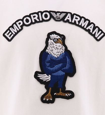 Emporio Armani T-Shirt - Weiß m. Adler