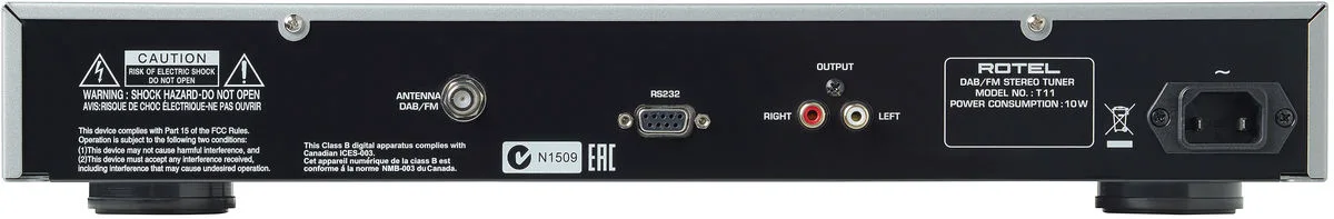 Rotel T-11 Silver Tuners radio FM/DAB