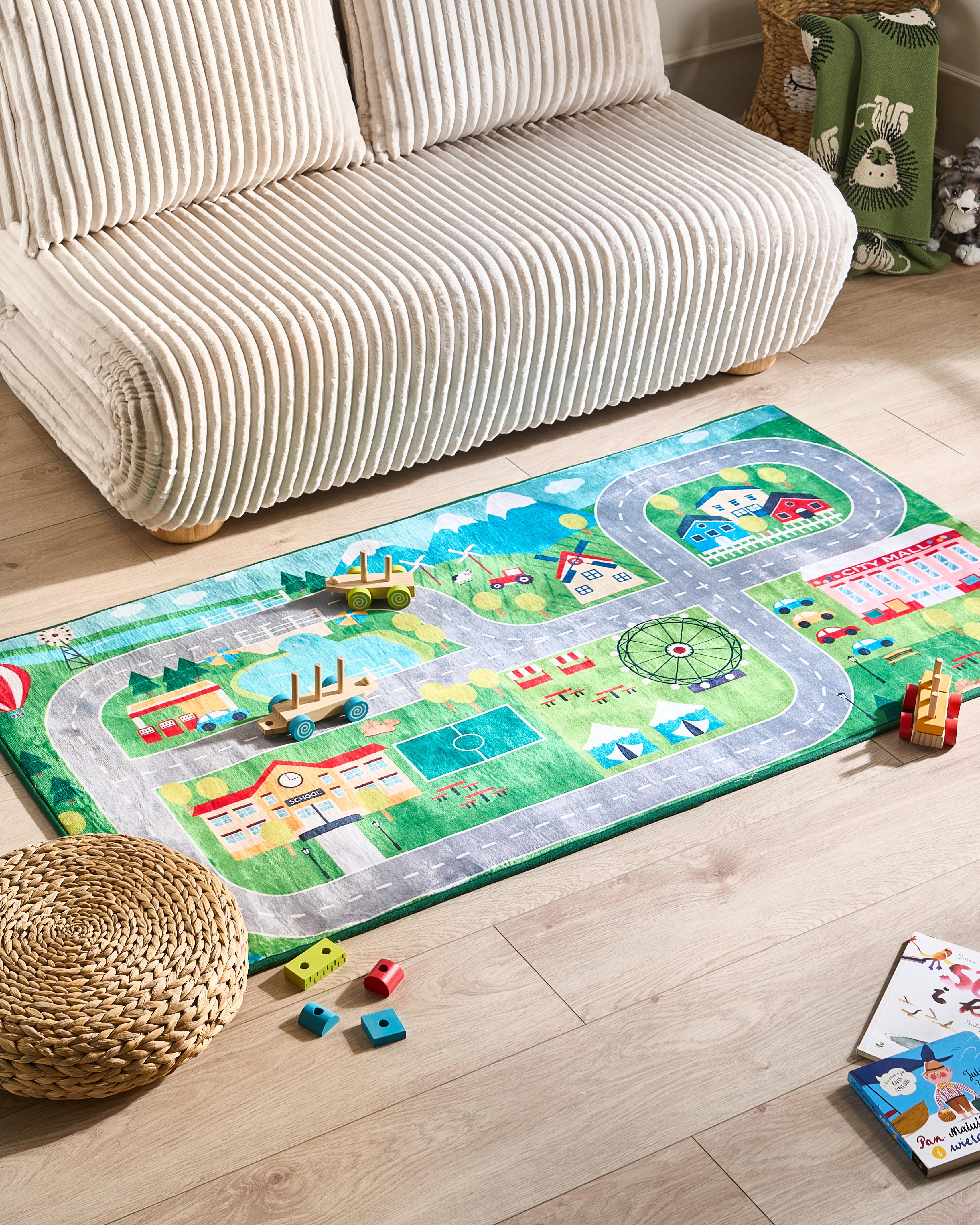 Kindervloerkleed SEBEN Groen 80 x 150 cm