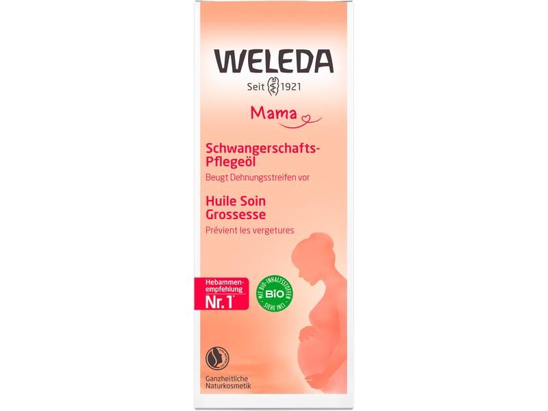 WELEDA Pflegeöl Schwangerschaft 100 ml Natürliches Schwangerschafts-Öl