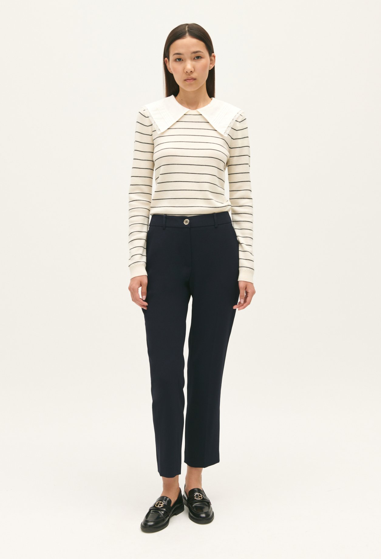 Pantalon tailleur cigarette