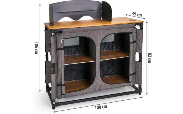 Camplife Küchenbox / Campingschrank Capri M faltbar