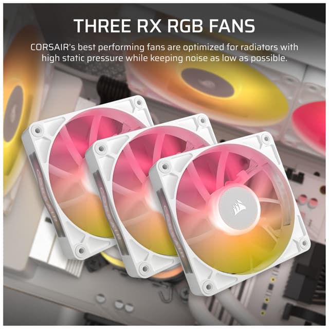 Corsair iCUE LINK TITAN 360mm RX RGB CPU-vandkøler (hvid)