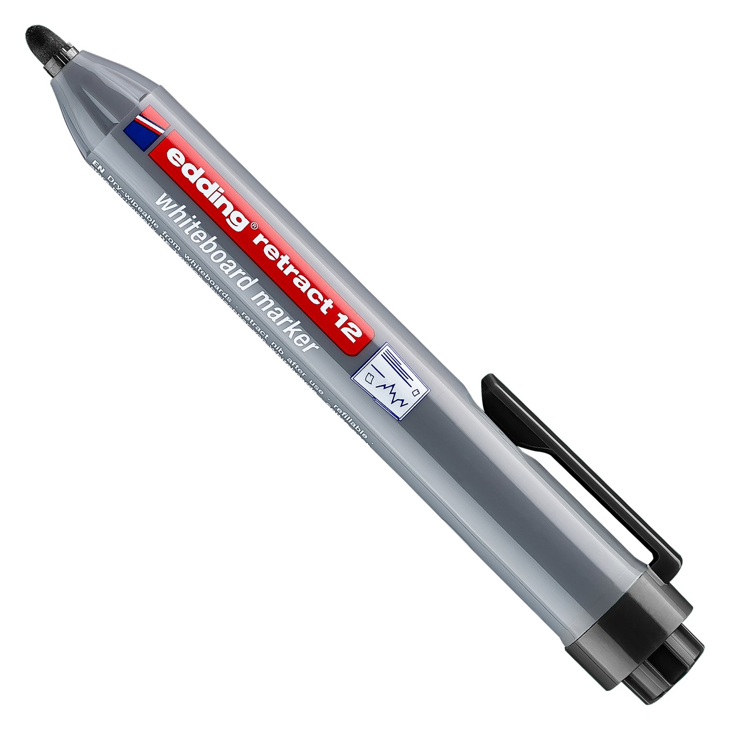 edding Whiteboardmarker Retract 12  - schwarz