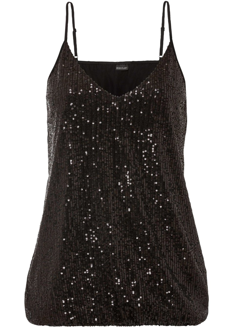 Top en jersey à paillettes