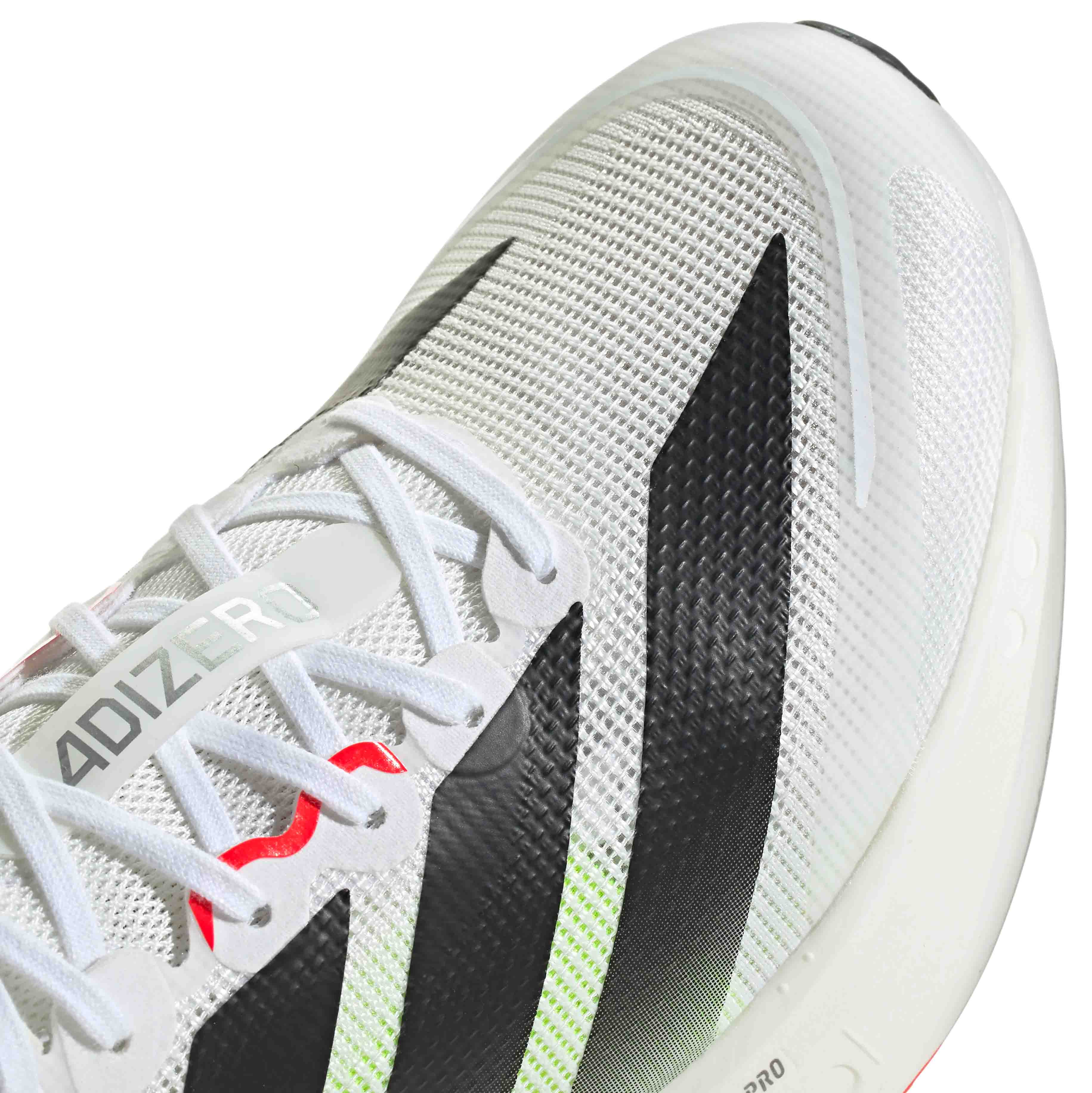 Adizero Boston 13 Herre Cloud White/Core Black/Lucid Red