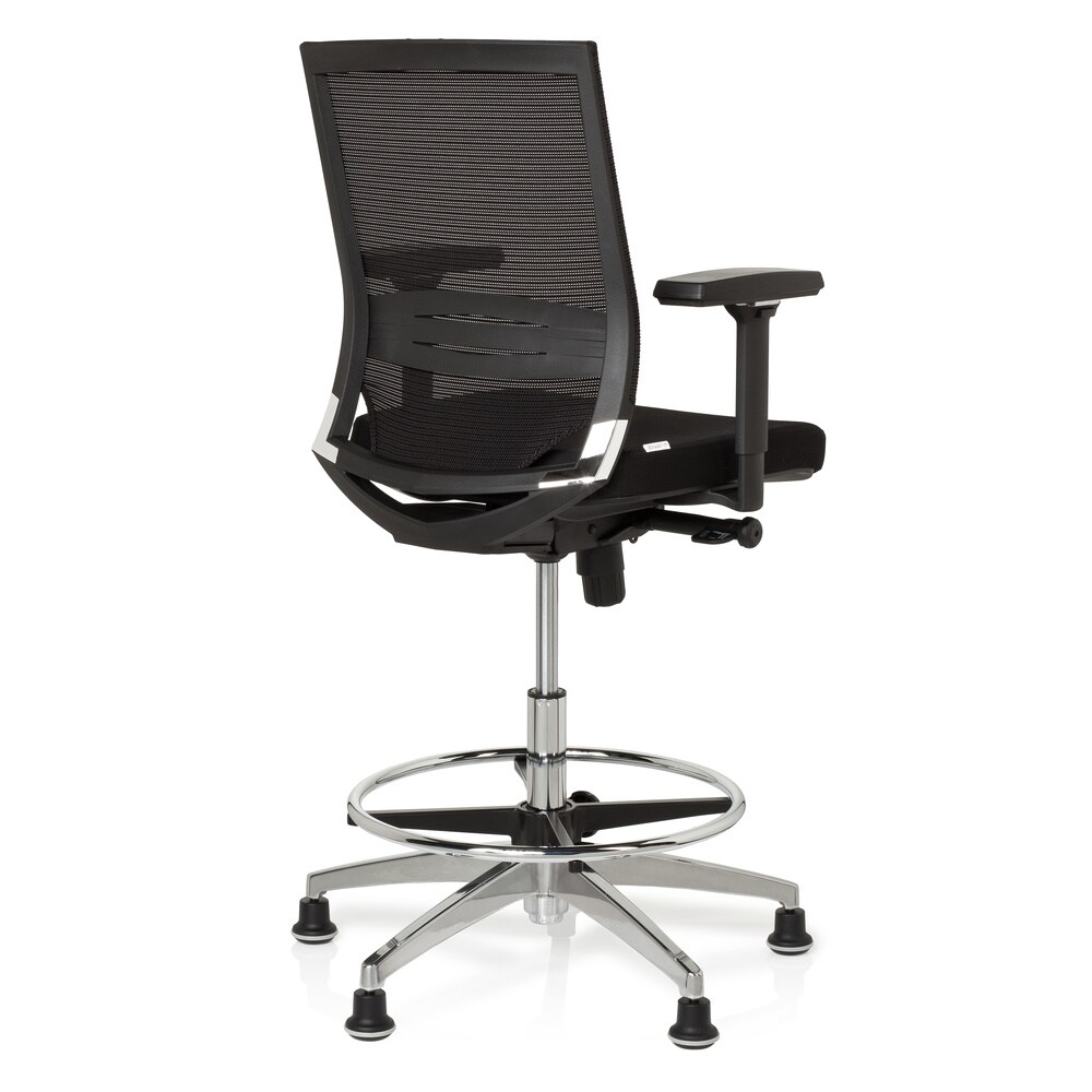 Counterstuhl TOP WORK 77 Stoff mit Armlehnen (höhenverstellbar) hjh OFFICE