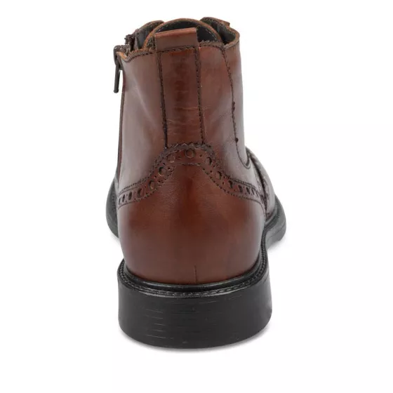 Bottines MARRON B-BLAKE CUIR