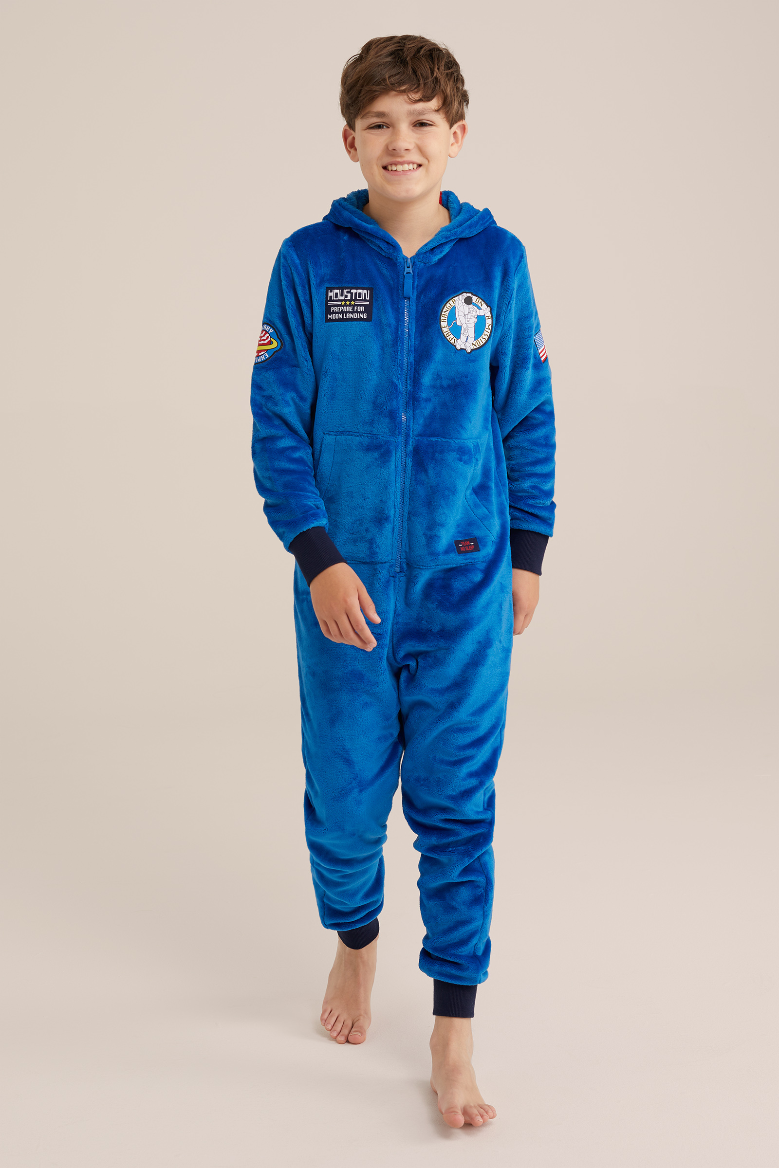 Jongens onesie WE Fashion Blauw