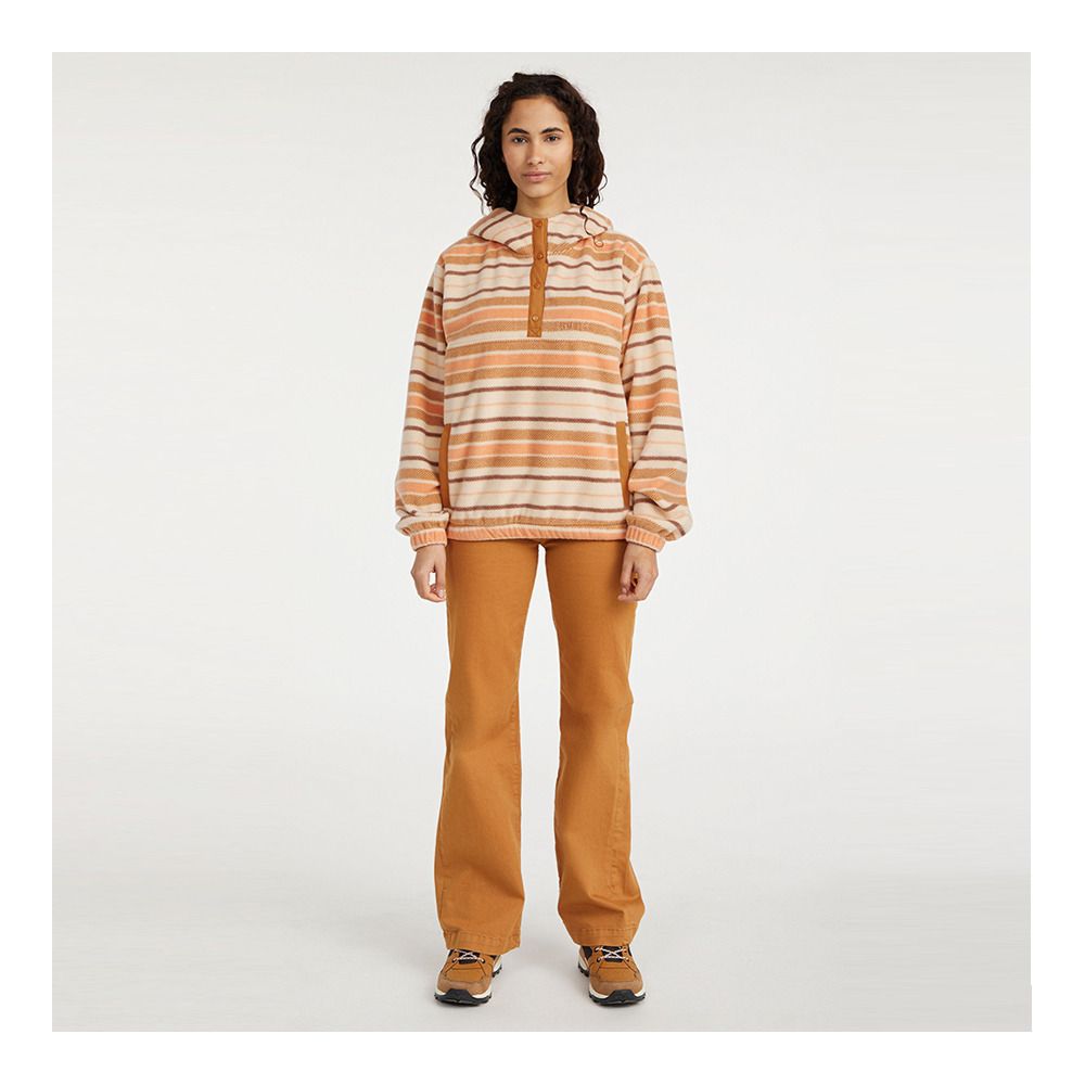 O'Neill SUPERFLEECE - Polaire Femme white crossover stripe